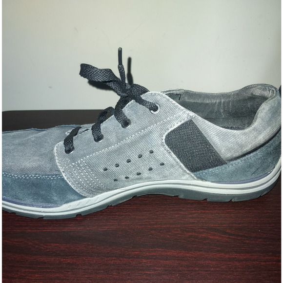 Skechers Mens Relaxed Fit Shoes 11M Lace Up Expected Vaspen Oxford Black Gray - Picture 13 of 14